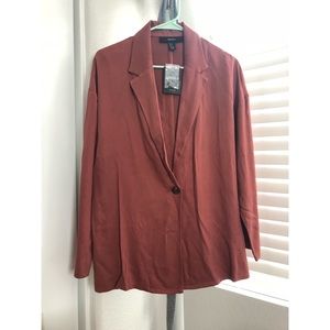 NWT Forever 21 Rustic Oversized Blazer